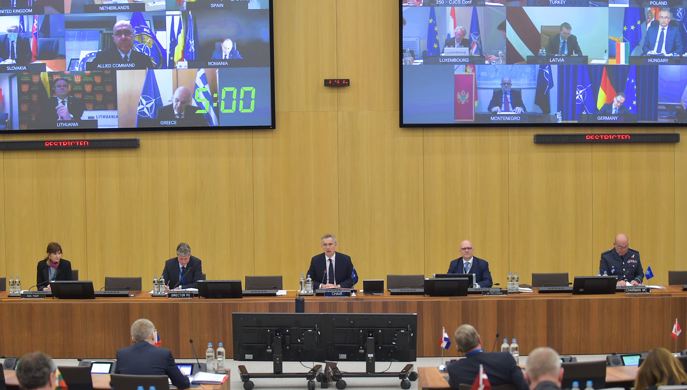 NATO Foreign Ministers' videoconference 02 04